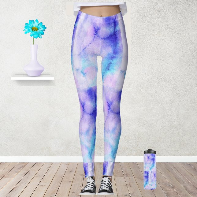 Leggings Aquarelle Abstraite (Créateur téléchargé)