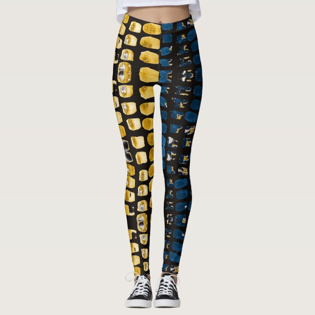 Leggings Aquarelle Abstraite : Créative sans fil (Devant)