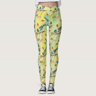 Leggings Aquarelle, Aquarelle Oiseaux