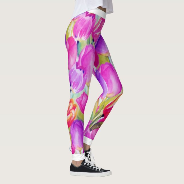 Leggings Aquarelle botanique (Droite)