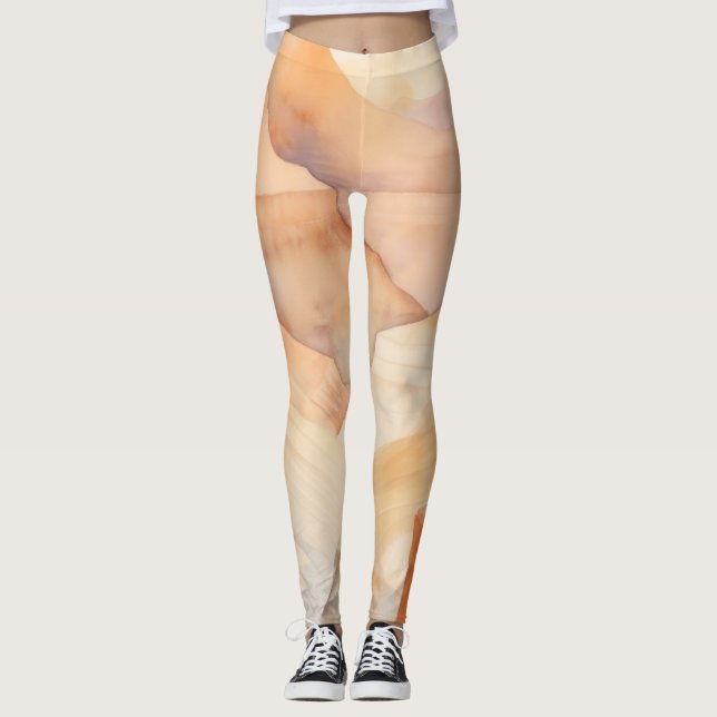 Leggings Aquarelle Desert Canyon (Devant)