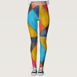 Leggings Aquarelle design créatif abstrait.