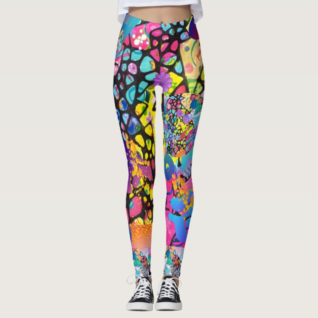 Leggings Aquarelle d'origine (Devant)