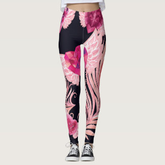 Leggings Aquarelle douce et transparente Motif de Valentine