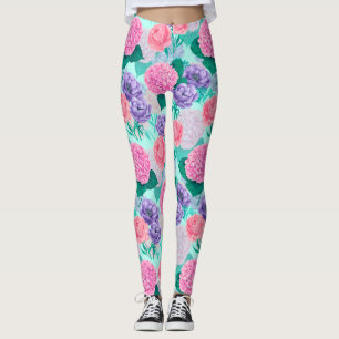Leggings Aquarelle du jardin de printemps 2
