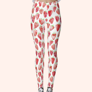 Leggings Aquarelle fraise