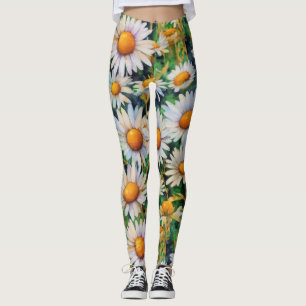 Leggings Aquarelle Jardin Fleurs Faisy