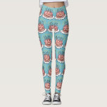 Leggings Aquarelle Joyeuse fête du gâteau rose anniversaire<br><div class="desc">Célébrez une occasion spéciale ou une visite à la boulangerie du coin avec ces gâteaux d'anniversaire violet violet et rose aquarelle heureux design. Amusant design de gâteau vintage avec aquarelle rose. Bougies d'anniversaire pour célébrer une journée spéciale.</div>