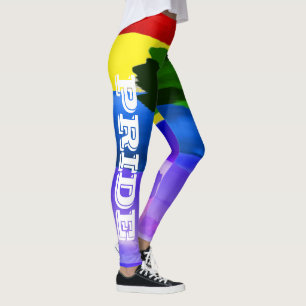Leggings Aquarelle LGBT Pride Aquarelle Pinceau Arc-en-ciel