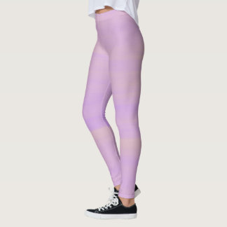 Leggings Aquarelle Lilac et Beige Brosses