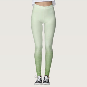 Leggings Aquarelle Ombre verte
