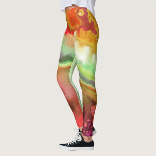 Leggings Aquarelle optimale   Zazzle_Growshop.