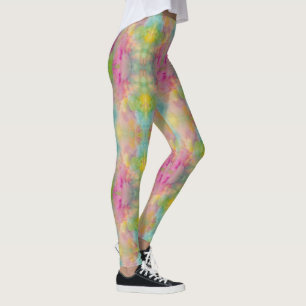 Leggings aquarelle pastel