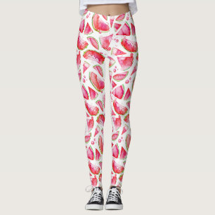 Leggings Aquarelle pastèque 1