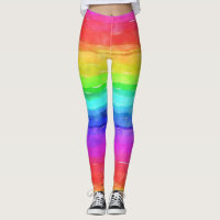 Aquarelle Rainbow Stripes Design