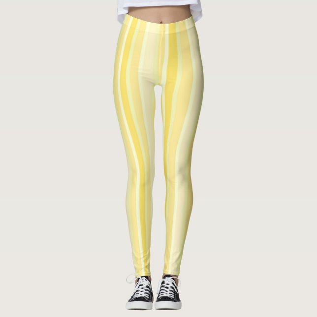 Leggings aquarelle rayée (Devant)