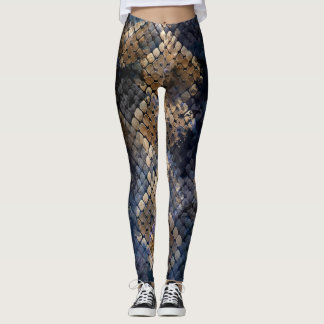 Leggings Aquarelle Sauvage Snakeskin Design transparent