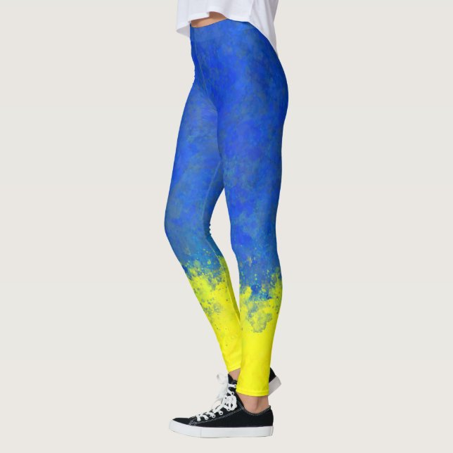 Leggings Aquarelle Ukraine (Gauche)