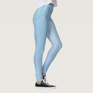 Leggings Aquarelle verticale Pastel Abstrait