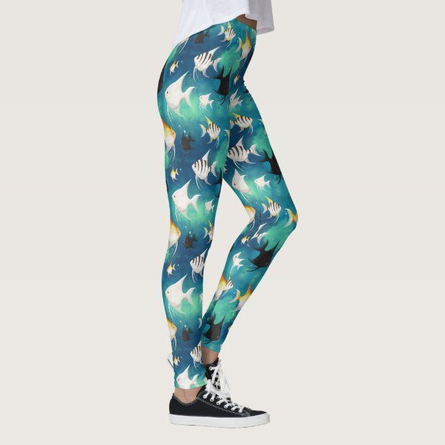 Leggings Aquarium Motif (Droite)