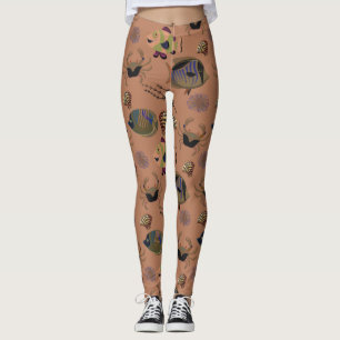 Leggings Aquatic animals ocean underwater life