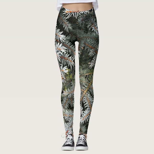 Leggings Arbre à feuillage persistant | (Devant)