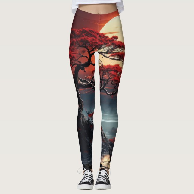 Leggings Arbre bonsaï (Devant)
