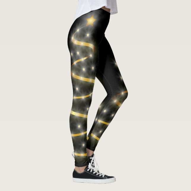 Leggings Arbre de Noël frais et élégant (Droite)