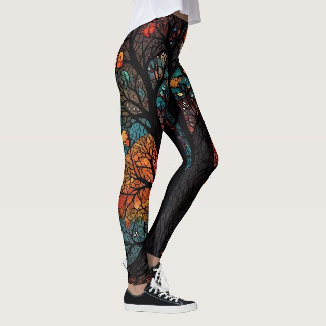 Leggings Arbre de vie fille puissance et amour (Droite)