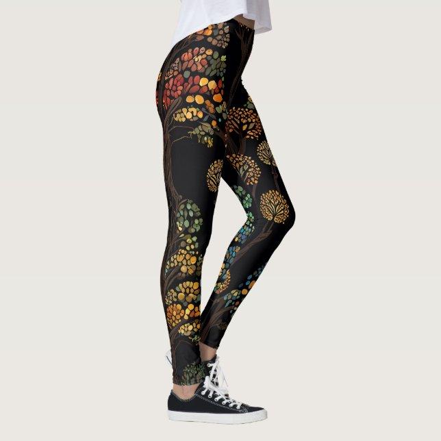 Leggings Arbre de vie fille puissance et amour (Droite)