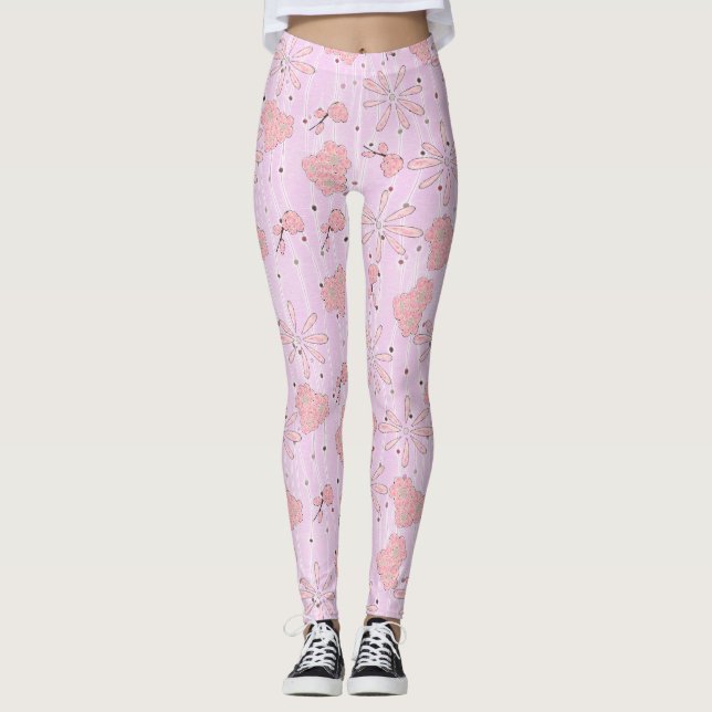 Leggings Arbre en floraison (Devant)