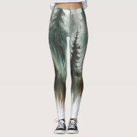 Arbres à l'aquarelle Rustique Wilderness 