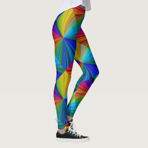 Leggings Arc arc-en-ciel circulaire