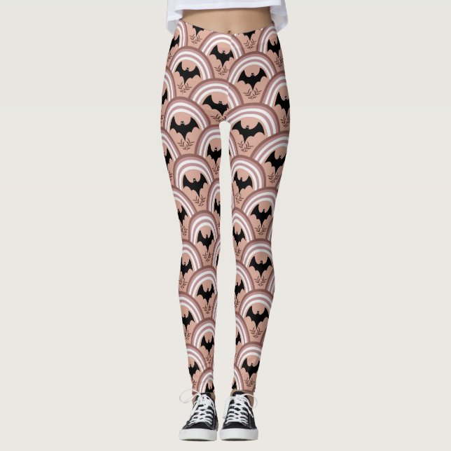 Leggings Arc arc-en-ciel d'Halloween (Devant)