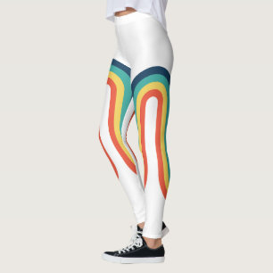 Leggings Arc en arc-en-ciel Vintage