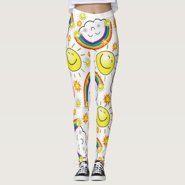 Leggings arc-en-ciel (Devant)