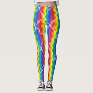 Leggings Arc-en-ciel criqué