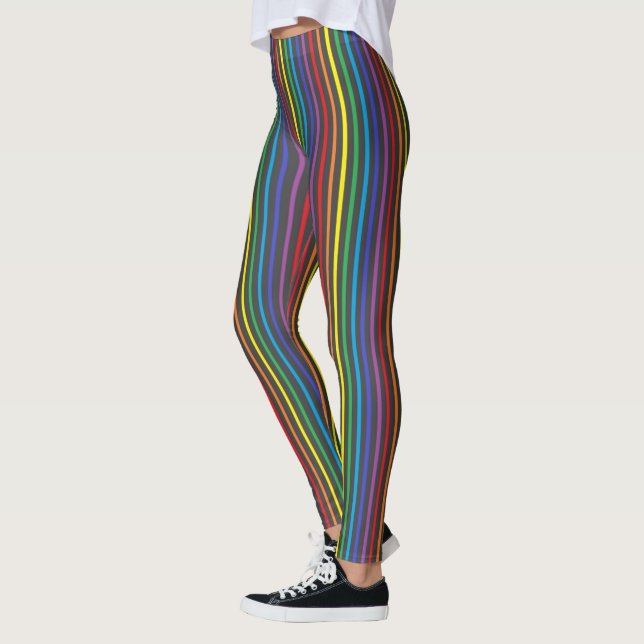 Leggings Arc-en-ciel de filet (Gauche)