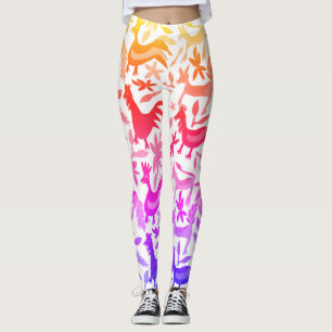 Leggings Arc en ciel espagnol Otomi