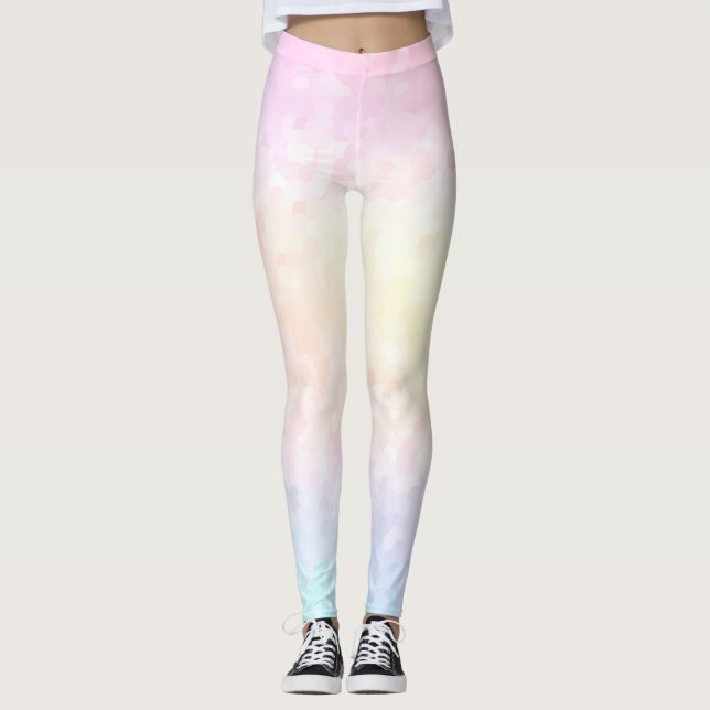 Leggings Arc-en-ciel Pastel (Devant)