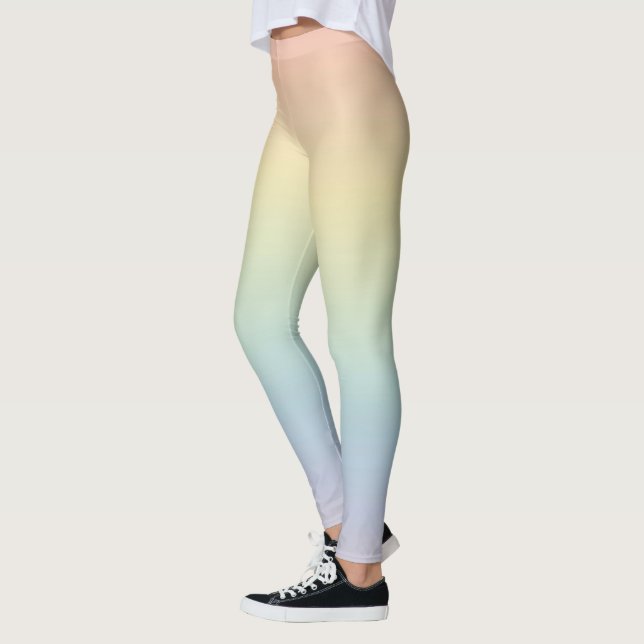 Leggings Arc-en-ciel pastel  (Gauche)
