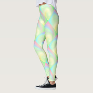 Leggings Arc-en-ciel pastel de couleur