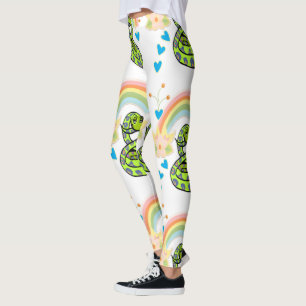 Leggings arc-en-ciel serpent
