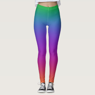 Leggings arc-en-ciel vifs