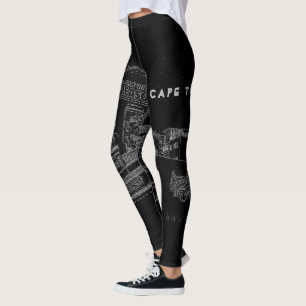 Leggings Architecture de Cape Town Boulangerie Dessin