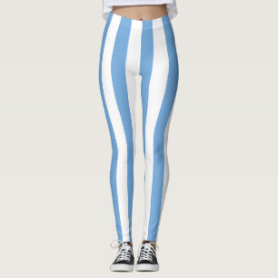Leggings Argentine Couleurs du drapeau national Verticale