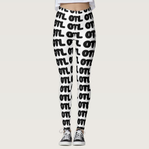 Leggings Argot de Coréen de ~ d'émoticône d'OTL