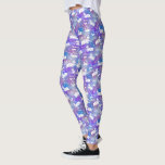 Leggings Aries Ram Constellation Étoiles Anniversaire Motif<br><div class="desc">Ce design amusant fait le cadeau parfait pour toute personne née sous le signe zodiaque Aries. Il comprend un motif unique fait d'un bélier vintage,  de la constellation et du mot "Bélier",  tout en blanc sur un arrière - plan étoilé rose violet.</div>