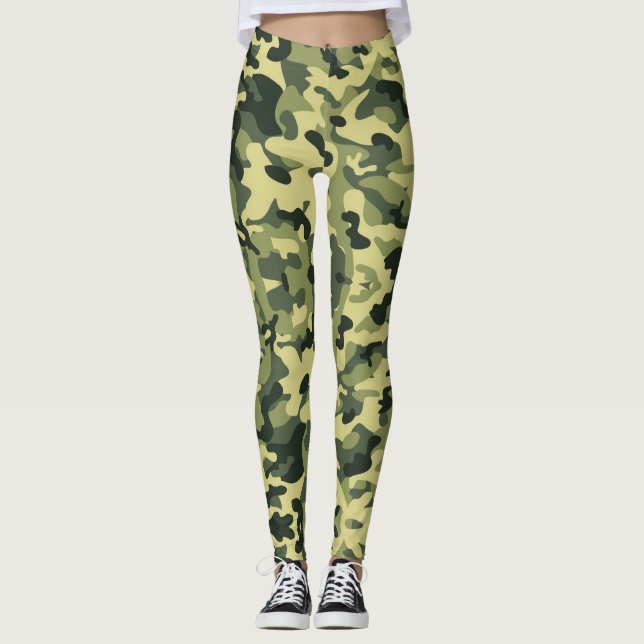 Leggings Armée de camouflage (Devant)