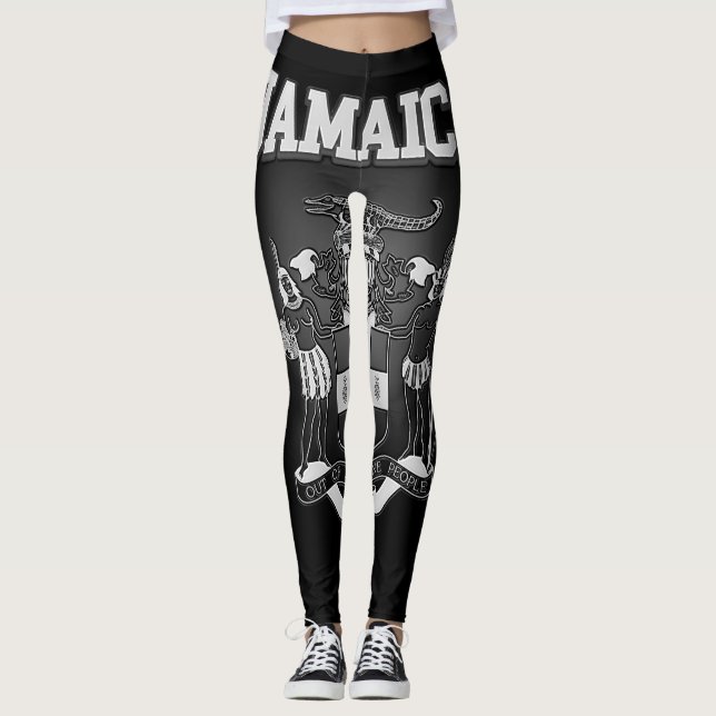 Leggings Armoiries de Jamaïque (Devant)